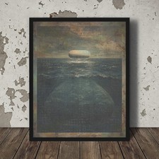 Listing image for Vintage UFO TIC TAC Disclosure Wall Art, Sci-fi Nautical Poster, UAP Navy Decor