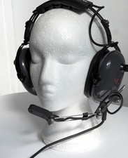 Listing image for Avcomm AC-400S Aviation Headset Dual GA Plug Pilot Aircraft Headset Tested