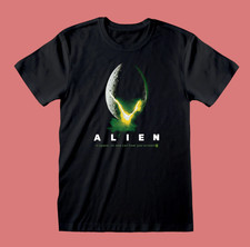 Listing image for ALIEN Movie Poster T-shirt S M L XL XXL Unisex Men's Retro Film Fan Top