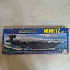 Listing image for USS Nimitz CVN-68 1:800 Model Ship - New Unused Kit Inside Box - Rare Model!