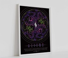 Listing image for ALIENS FILM MOVIE POSTER ALIEN CLASSIC PRINT LARGE WALL ART SIZE -A4 A3 A2 A1