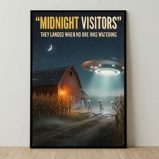 Listing image for Midnight Visitors Poster – UFO Landing Farm Documentary Print