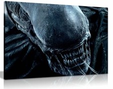 Listing image for Xemomorph Space Alien Canvas Wall Art Picture Print
